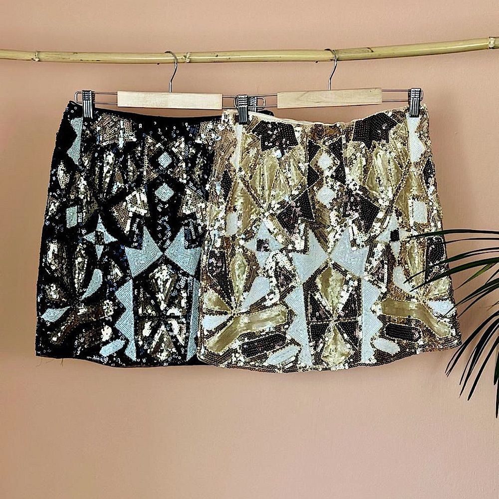 Sequins Mini Skirt